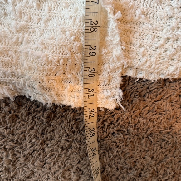 Anthropologie Akemi + Kin Cream Cotton Knit Cardigan Sweater Womens Size Small - Picture 9 of 11